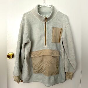 Aerie Fleece Sherpa Jacket with Pockets